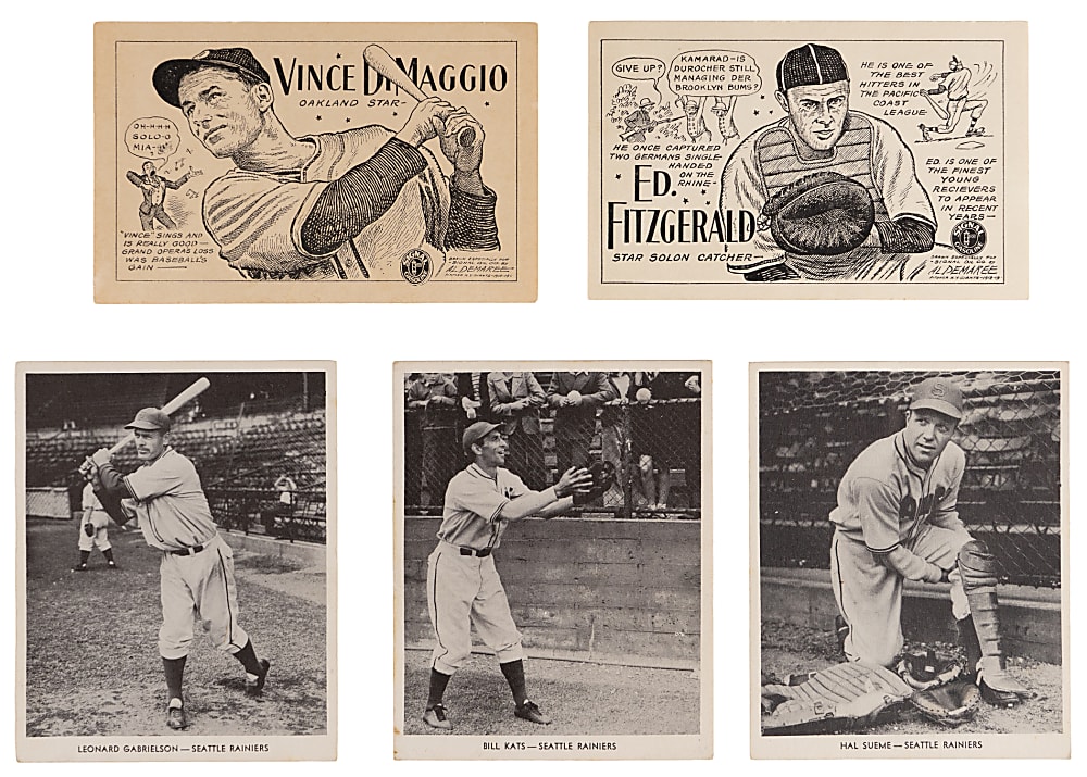 1940s Signal Gasoline & Centennial Flour Pacific Coast League Group (13)