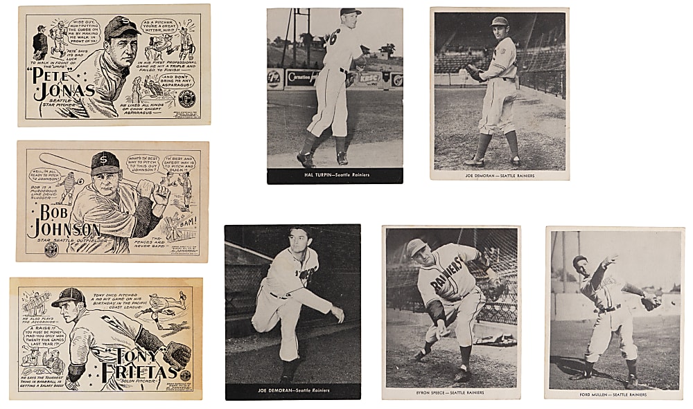 1940s Signal Gasoline & Centennial Flour Pacific Coast League Group (13)