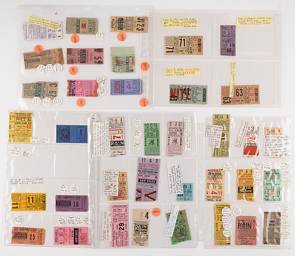 1930s-1970s MLB Game Ticket Treasure Chest (332)