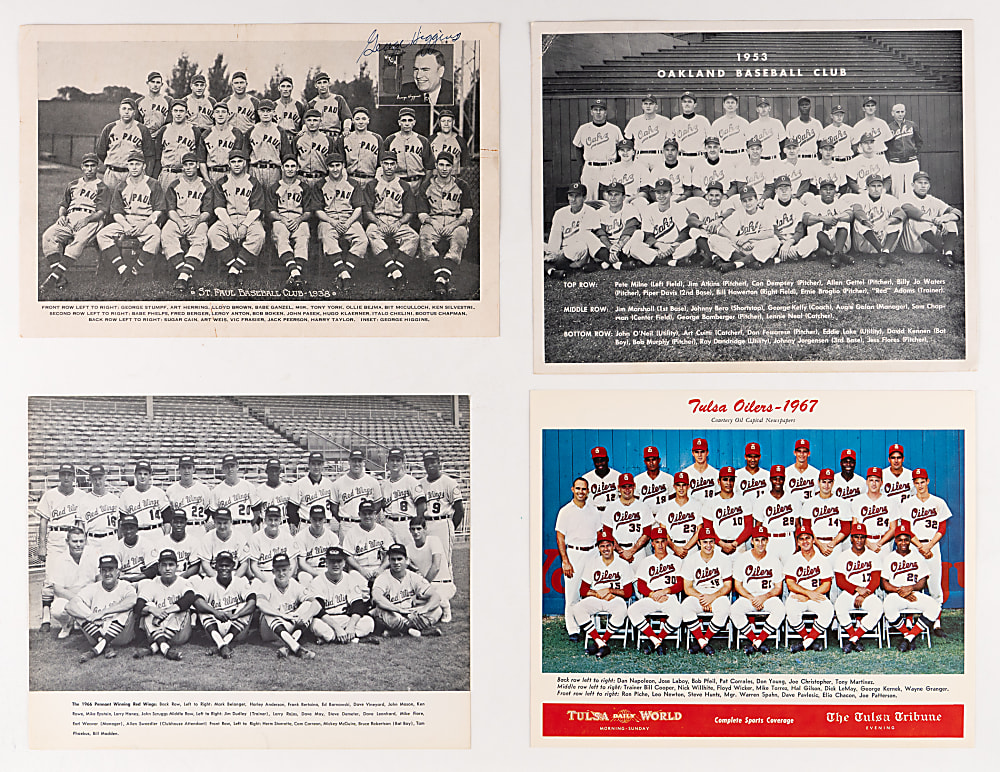 1930s-1960s Minor League Team Photo Collection (16)