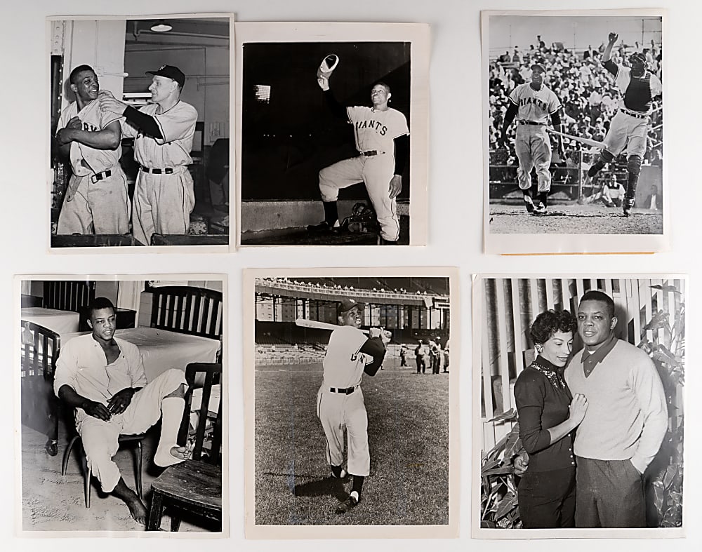 1950s New York/San Francisco Giants Period Photo Collection (10) with Type I Pictures