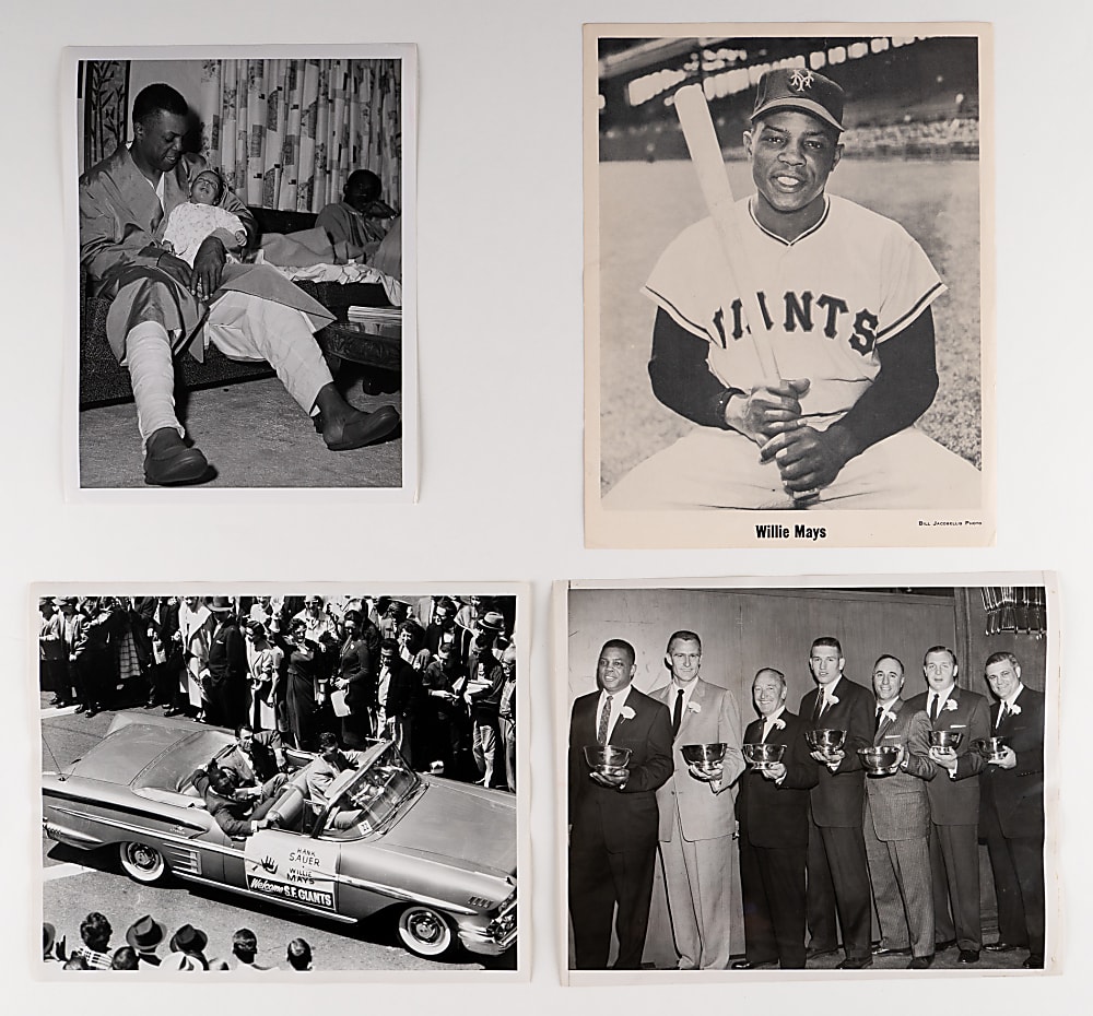 1950s New York/San Francisco Giants Period Photo Collection (10) with Type I Pictures