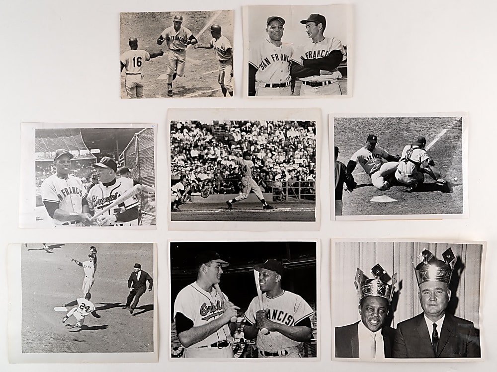 1960s-1970s Willie Mays San Francisco Giants Period Photos (25) with Type I Examples