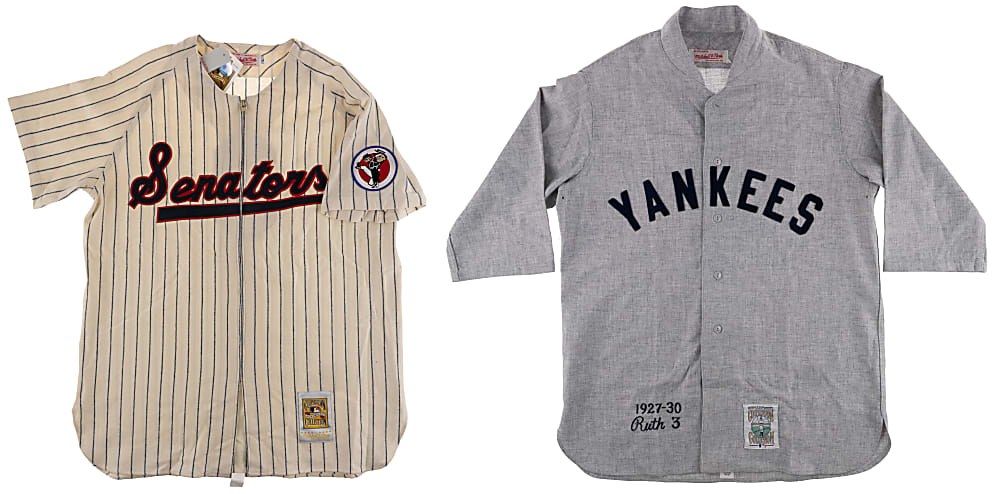Commemorative/Specialty Jersey Collection (5) with Mitchell & Ness 1927 New York Yankees #3 Babe Ruth