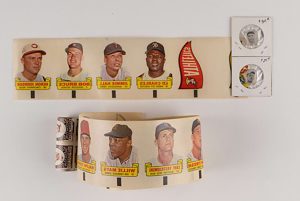 1919-1983 Eclectic Shoebox Collection (500+ Total Cards) with Hall of Famers, Uncut Strips & Oddball