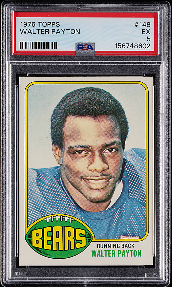 1976 Topps Football #148 Walter Payton Rookie PSA EX 5