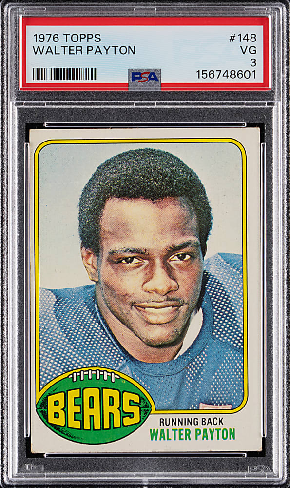 1976 Topps Football #148 Walter Payton Rookie PSA VG 3