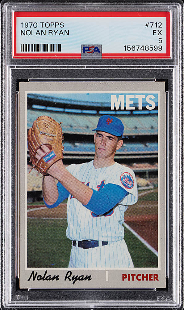 1970 Topps #712 Nolan Ryan PSA EX 5