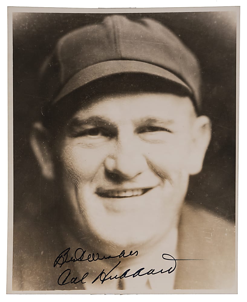 Cal Hubbard Signed Photograph with Full JSA