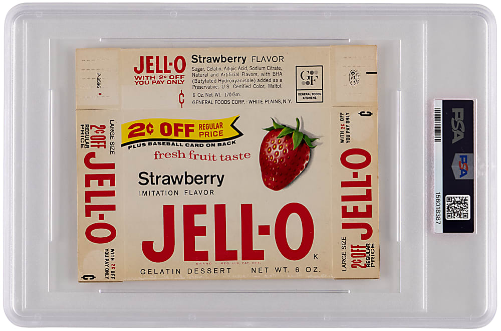 1963 Jell-O Complete Box #126 Dan Blasingame Shortprint PSA EX 5 - Only Graded!