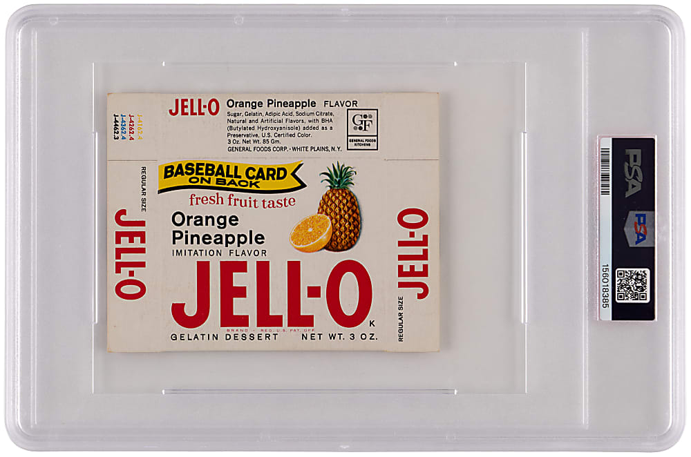 1963 Jell-O Complete Box #137 Dick Stuart PSA VG-EX 4 - Highest Graded!