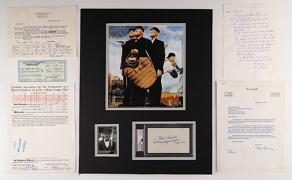 Autographed Baseball Balance of Collection (11)