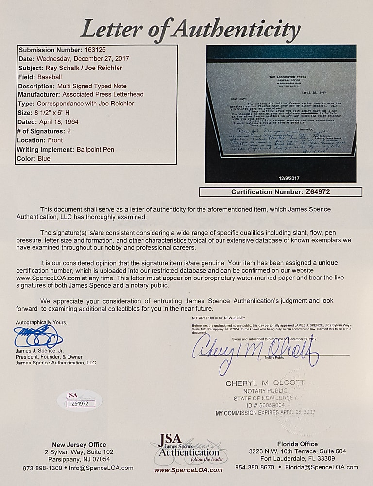 Autographed Baseball Balance of Collection (11)