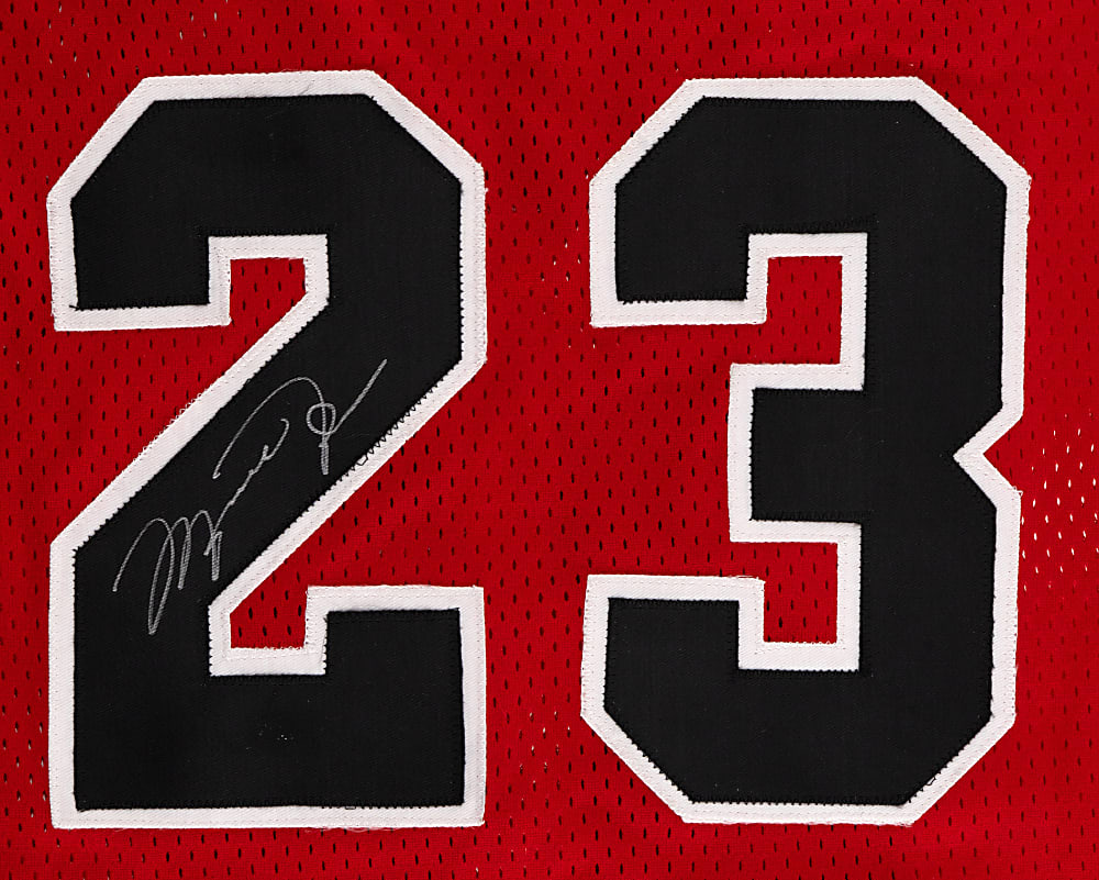 1995-1996 Michael Jordan Signed Chicago Bulls Pro-Cut Road Jersey with Full JSA LOA