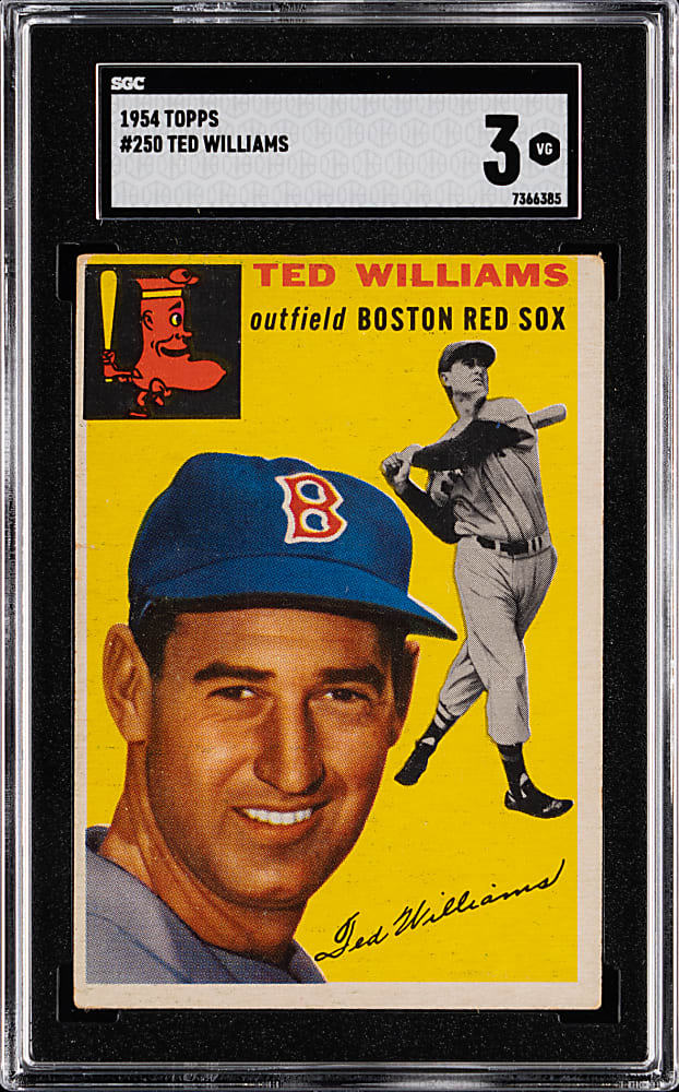 1954 Topps #250 Ted Williams SGC VG 3