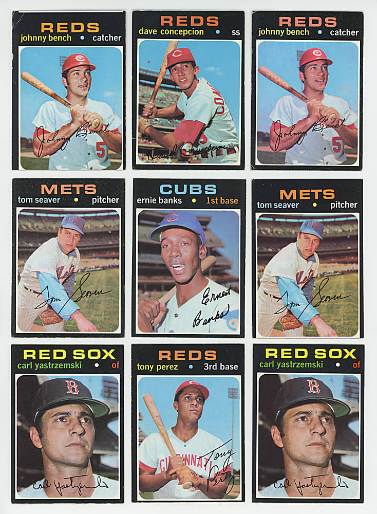 1971 Topps Collection (346) with (24) Hall of Famers & (22) High Numbers