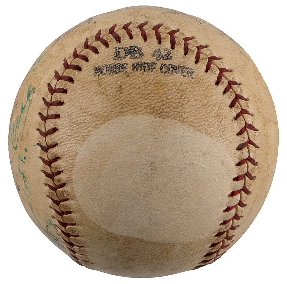 1959 Ty Cobb Single-Signed and Dated Baseball - Full PSA/DNA LOA