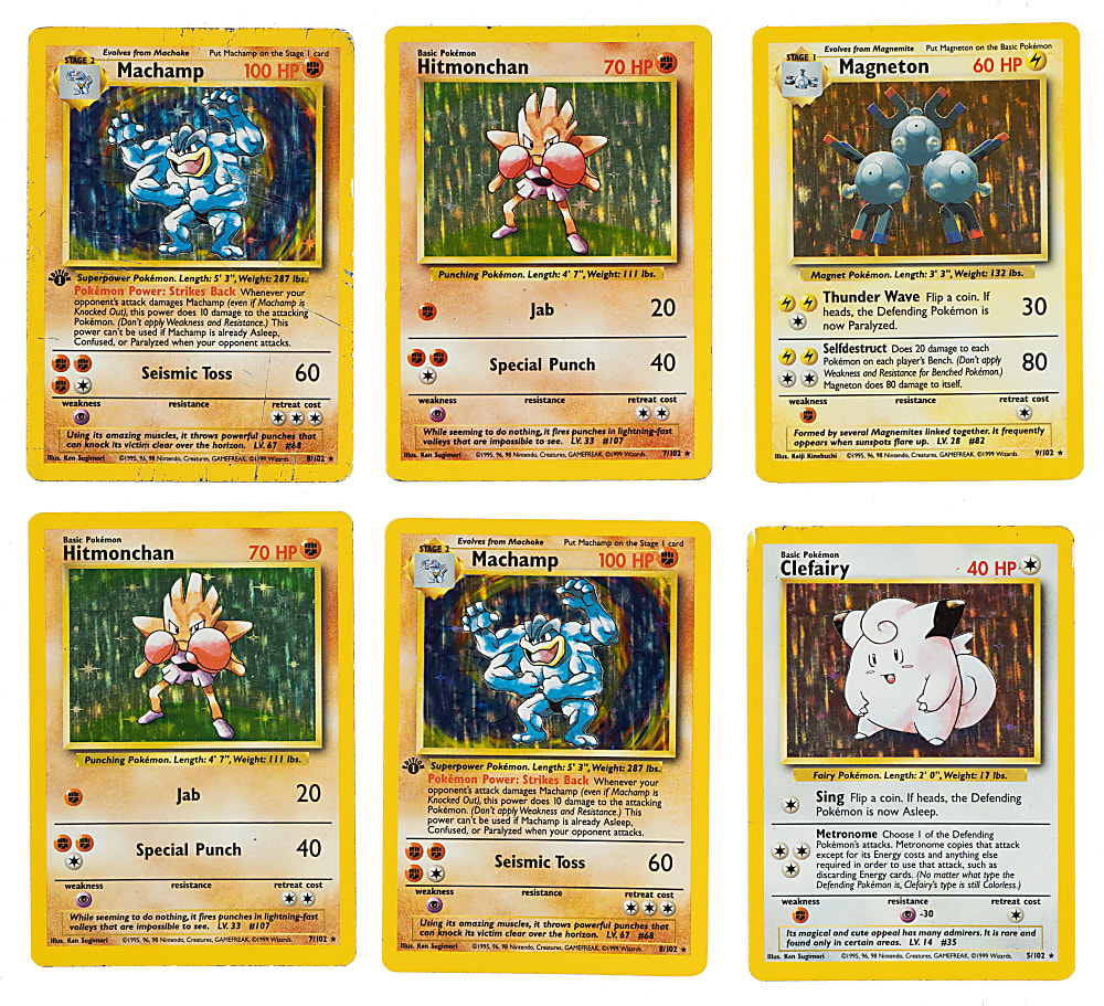 1999 & 2000 Pokémon Base Set, Jungle, Fossil, and Base Set 2 Collection (413) Including (24) Holographics