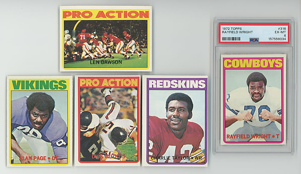 1972 Topps Football High Number Complete Set (88) with (2) PSA Graded Rookie Stars - Clean!