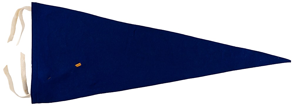Extremely Rare 1950s Brooklyn Dodgers Three-Dimensional Pennant with Brooklyn Bum Mascot