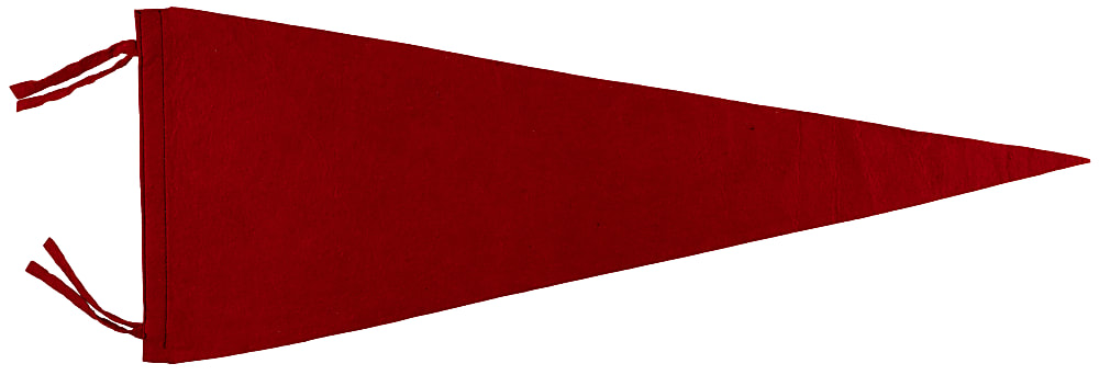 1947 Brooklyn Dodgers vs. New York Yankees World Series Double Scroll Pennant with Jackie Robinson & Joe DiMaggio!