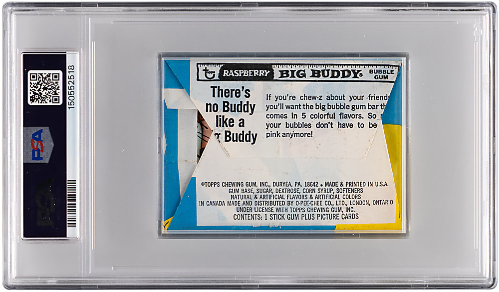1971 Topps Unopened Wax Pack PSA VG-EX 4