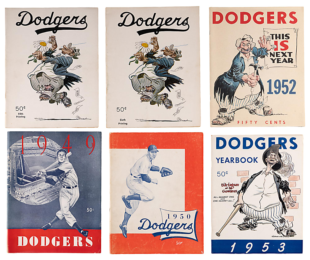 1947-1957 Brooklyn Dodgers Yearbook Collection (11)