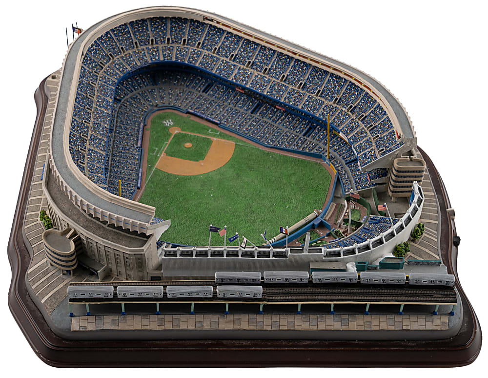 2003 Yankee Stadium Replica Sculptures (2) with Danbury Mint & Sport Collectors Guild