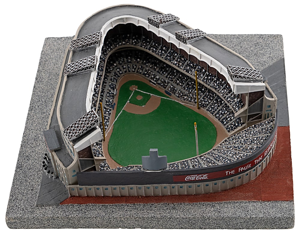 2003 Yankee Stadium Replica Sculptures (2) with Danbury Mint & Sport Collectors Guild