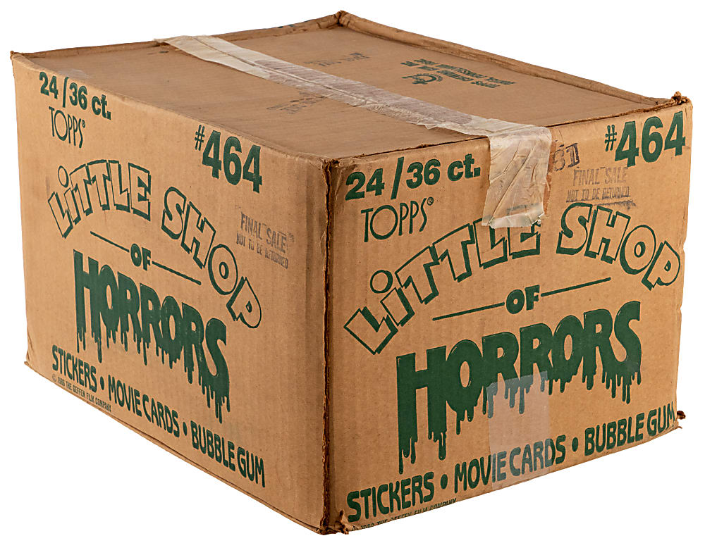 1986 Topps Little Shop of Horrors Unopened Wax Case (24 Boxes/36 Packs)