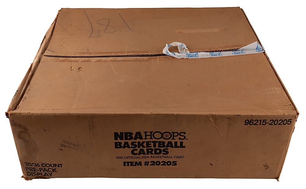 1989-1990 NBA Hoops Series 1 Unopened Boxes (8) with Point-of-Sale Display - All BBCE (FASC)