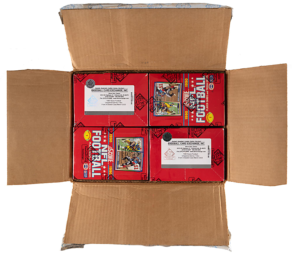 1990 Score Series 1 Football Unopened Box Case (20/36 count) - BBCE