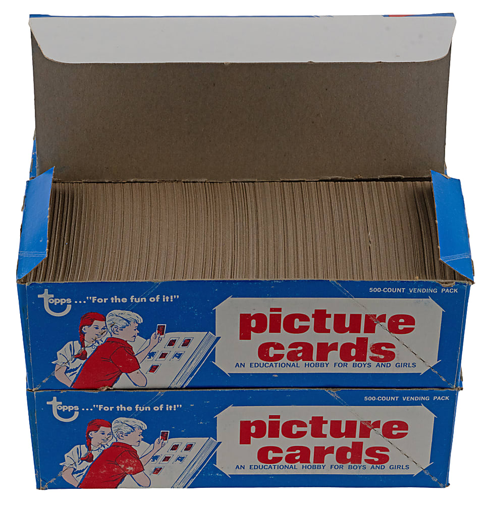 1981 Topps Vending Box Quartet - Clean & Unsearched!