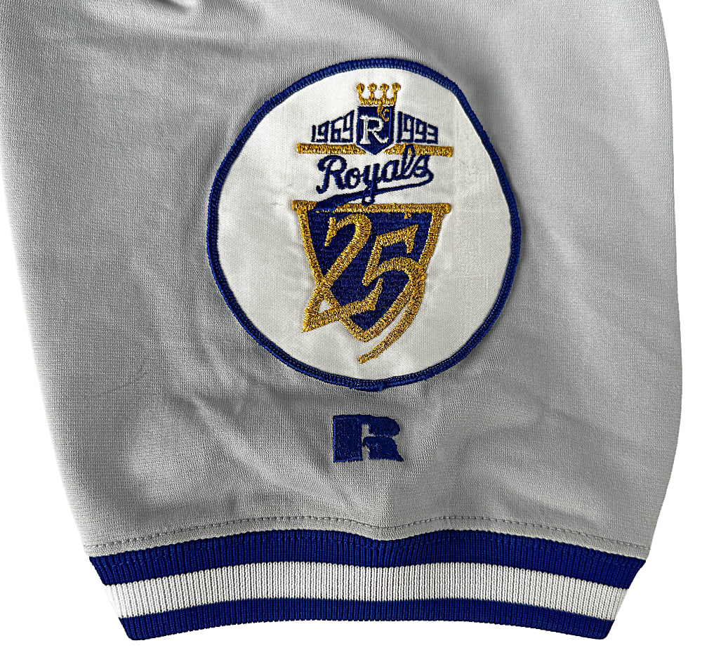 1993 George Brett Kansas City Royals Game-Used Road Jersey with EMK Patch - Phil Wood LOA