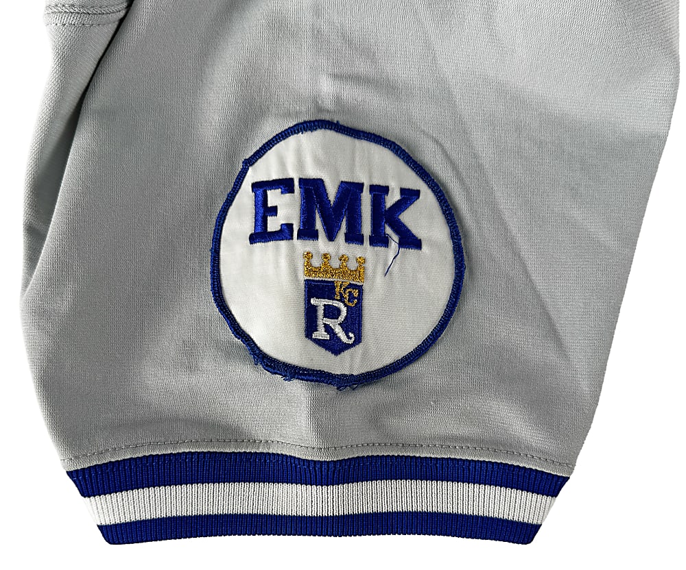 1993 George Brett Kansas City Royals Game-Used Road Jersey with EMK Patch - Phil Wood LOA