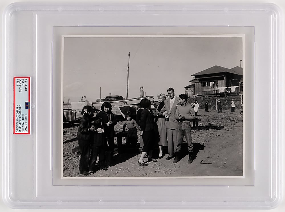 Circa 1954 Joe DiMaggio & Marilyn Monroe "Oriental Tour" Type I Photograph from DiMaggio Collection PSA/DNA Authentic