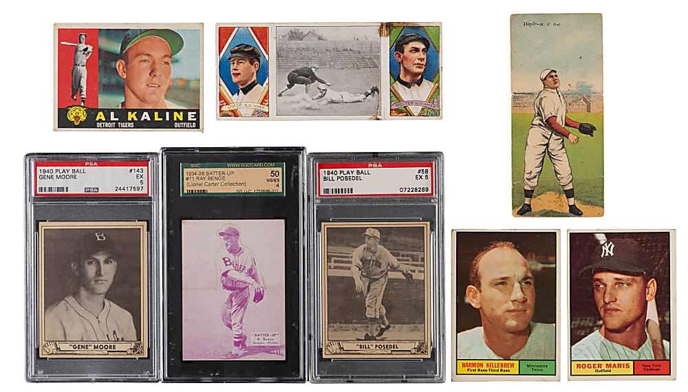 1911-1973 Baseball Hall of Fame & Star Grab Bag (19) with (9) Graded