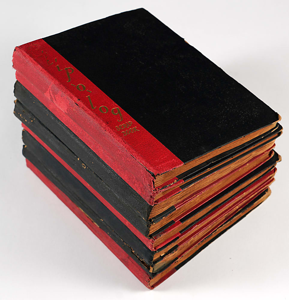 Circa 1930s Baseball Scrapbook Collection (8) with Babe Ruth & Lou Gehrig - Loaded with Pre-War Material