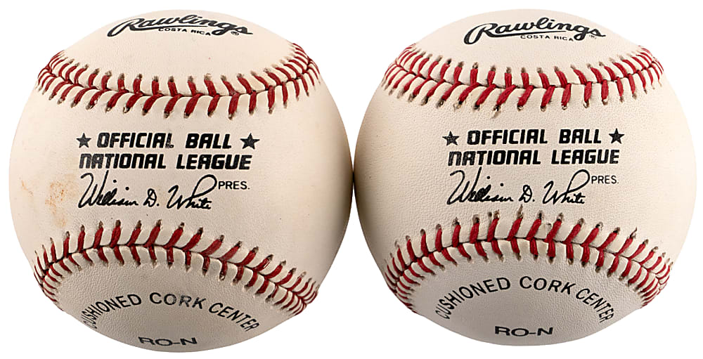 Sandy Koufax & Nolan Ryan Signed Baseball Pair