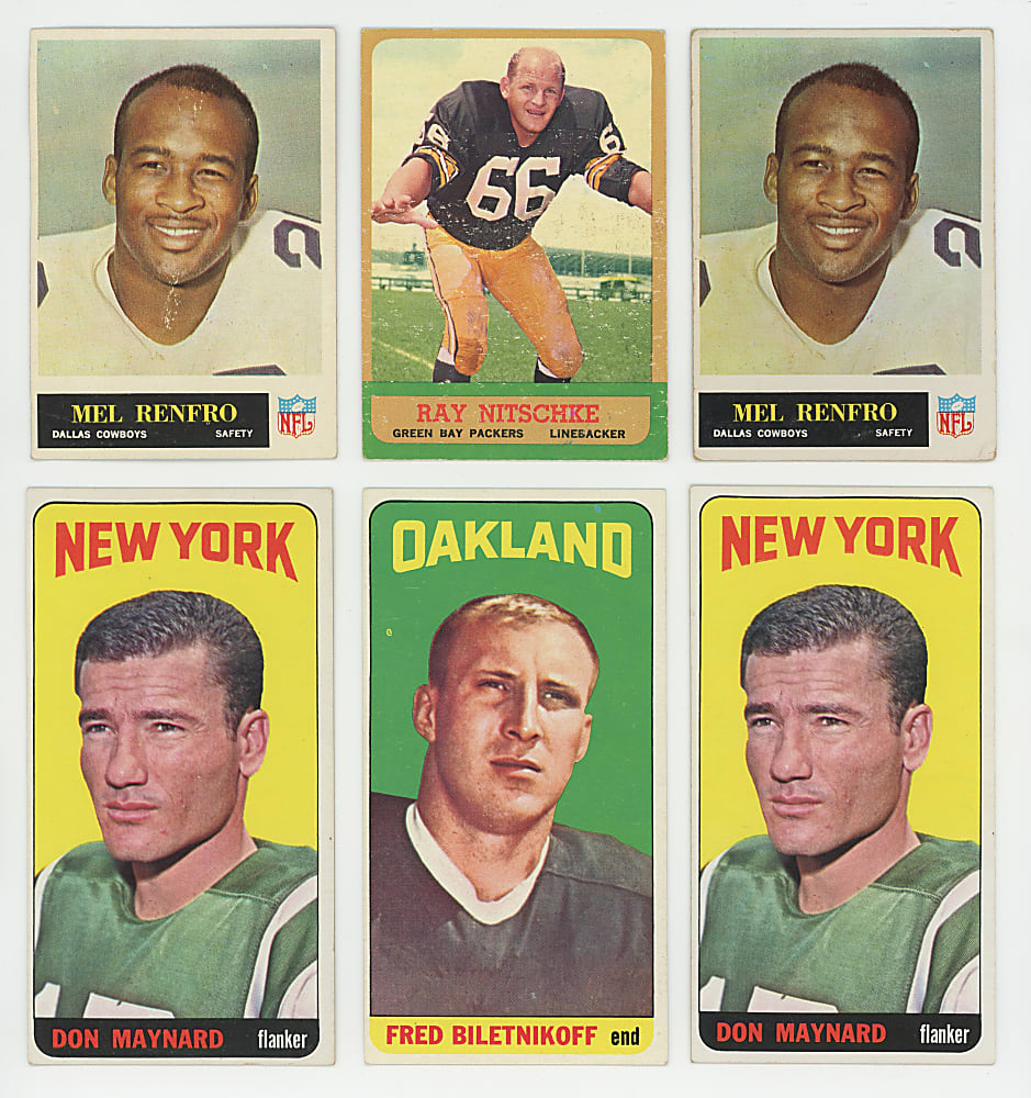 1959-1967 Topps & Philadelphia Football Shoebox Collection (800+) with (100+) Hall of Famers Including J. Brown, Namath, Starr & Unitas