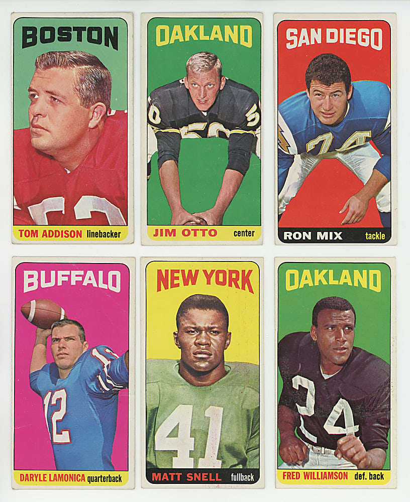 1959-1967 Topps & Philadelphia Football Shoebox Collection (800+) with (100+) Hall of Famers Including J. Brown, Namath, Starr & Unitas