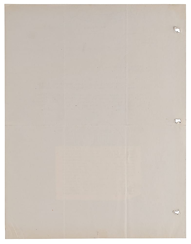 1947 John Coombs Signed Typewritten "Most Thrilling Experience" Letter - 1910 World Series Victory - Full JSA