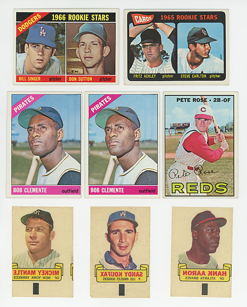 1960-1971 Topps Shoebox Collection (950+) with (90+) Hall of Famers Including Aaron, Clemente, Koufax & Rookies