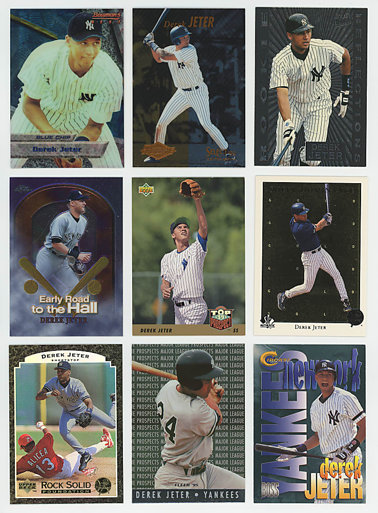 1990s-2000s Derek Jeter Singles Collection (100+) with Inserts
