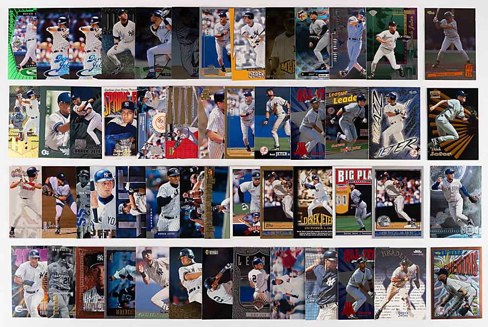 1990s-2000s Derek Jeter Singles Collection (100+) with Inserts