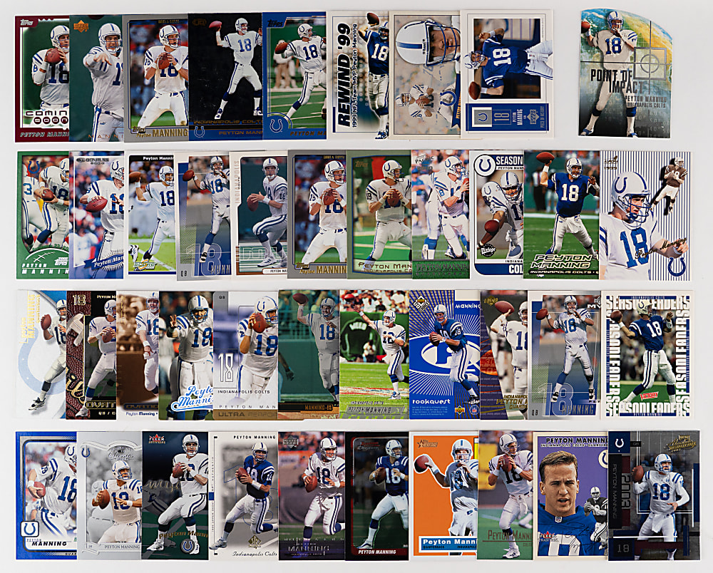 1990s-2000s Peyton Manning Collection (50+) Different with Rookies