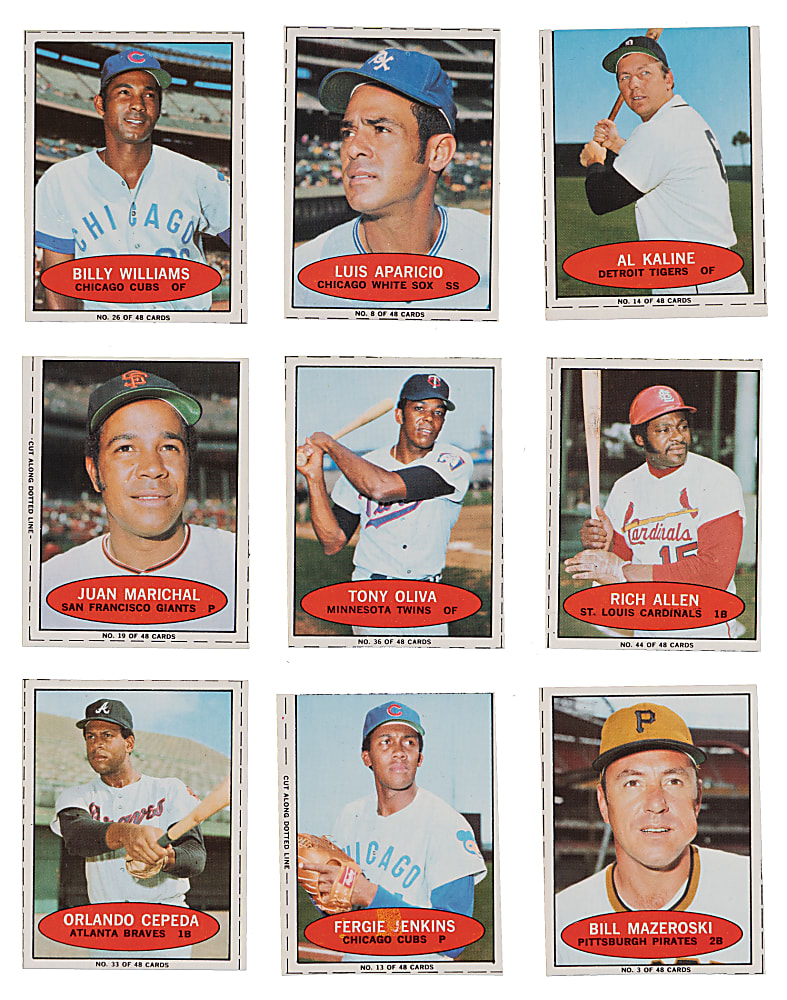 1971 Bazooka Numbered Singles Near Complete Set (45/48)