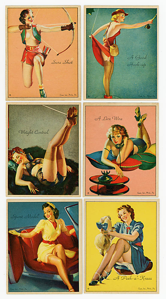 1944 R59 Gum Inc. American Beauties High-Grade Complete Set (24)