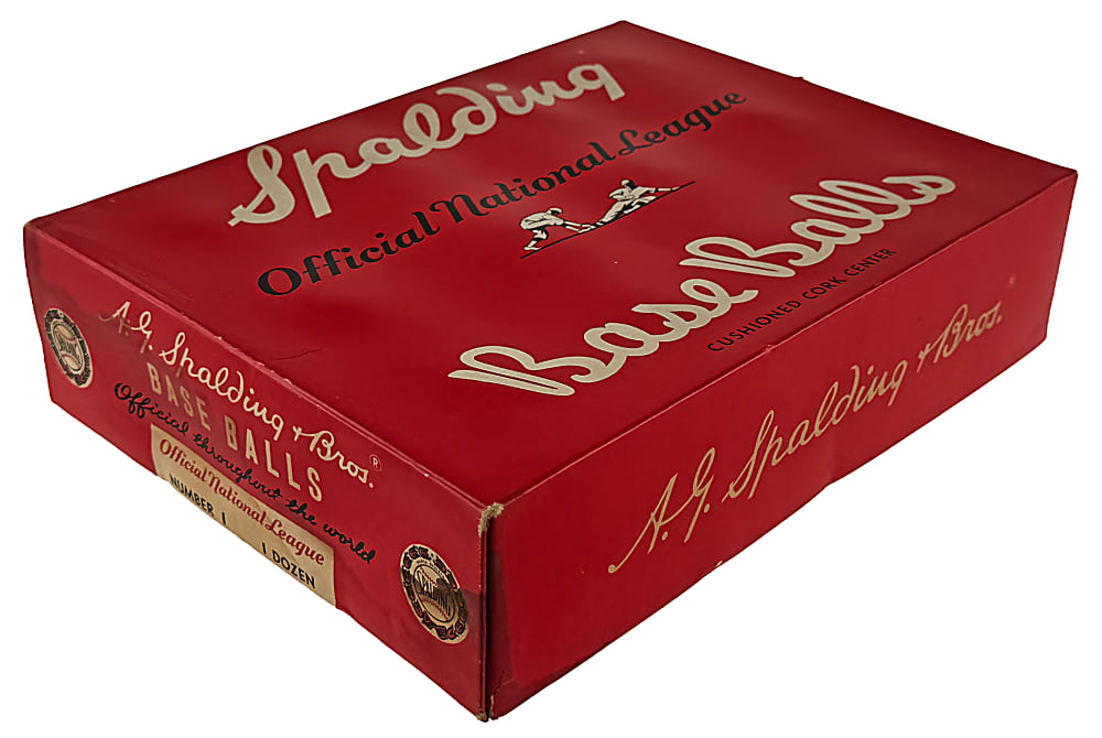 Circa 1950s Spalding Official Pioneer League Baseball Dozen in Original Box & Individual Bags- Clean!
