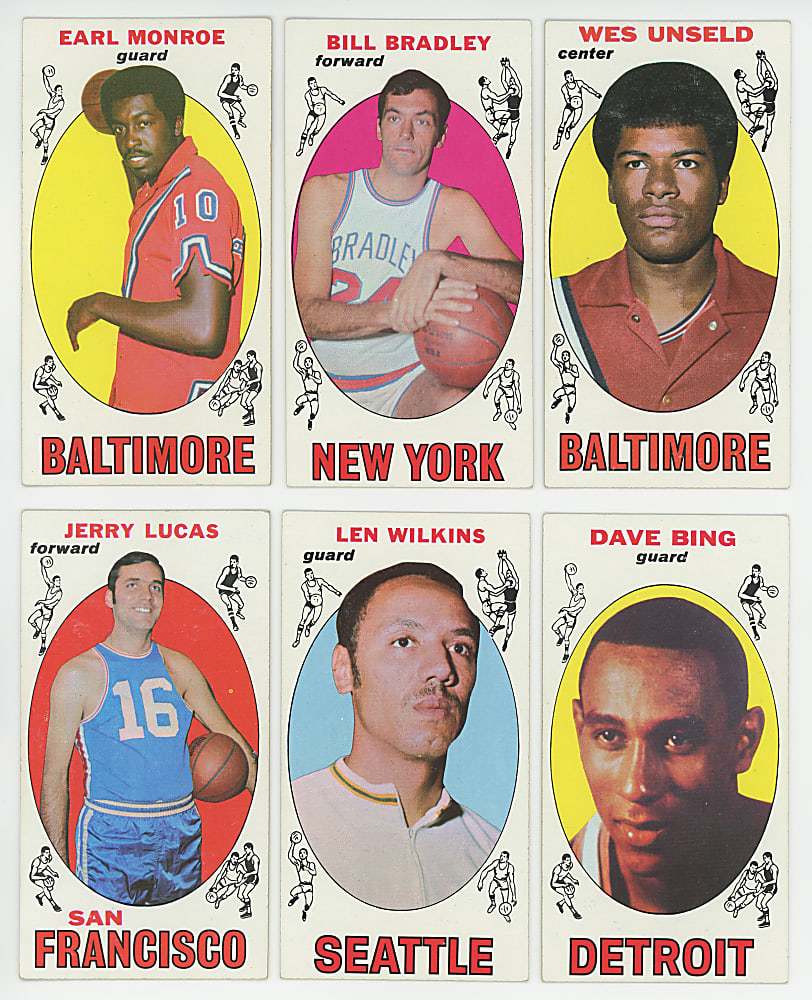 1969-1970 Topps Basketball Partial Set (78/99)